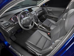 Preview wallpaper acura, tsx, salon, interior, steering wheel, speedometer