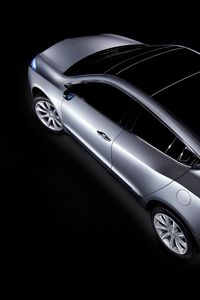 Preview wallpaper acura, zdx, 2009, concept car, metallic gray, top view, style, cars