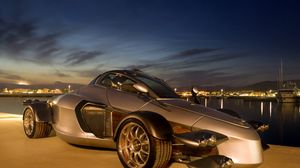 Preview wallpaper ad, tramontana, unusual, lights, tyres, water