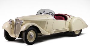 Preview wallpaper adler, beige, side view, style, cars