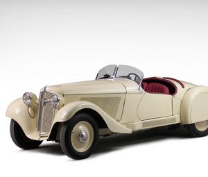 Preview wallpaper adler, beige, side view, style, cars