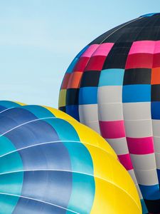 Preview wallpaper aerostat, air balloon, colorful, sky