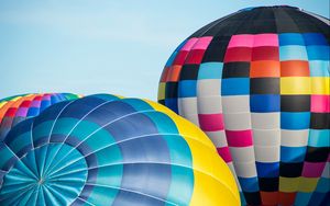 Preview wallpaper aerostat, air balloon, colorful, sky