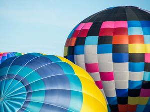 Preview wallpaper aerostat, air balloon, colorful, sky