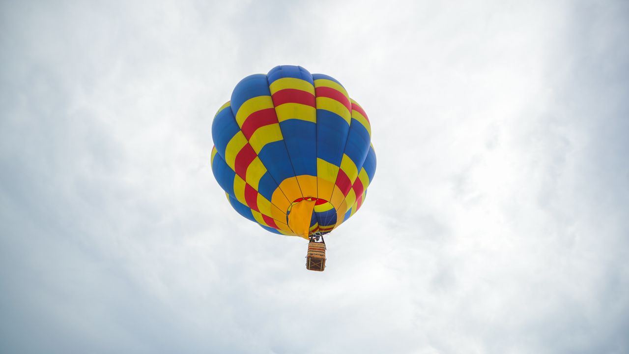 Wallpaper aerostat, air balloon, sky