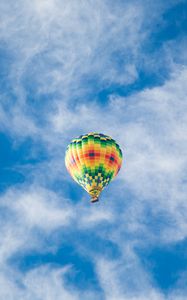 Preview wallpaper air balloon, clouds, sky, flight