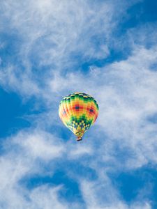 Preview wallpaper air balloon, clouds, sky, flight