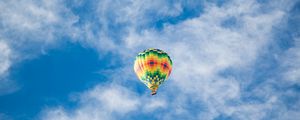 Preview wallpaper air balloon, clouds, sky, flight