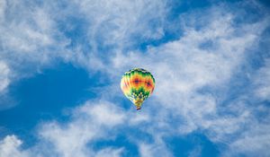 Preview wallpaper air balloon, clouds, sky, flight