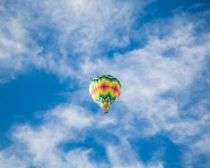 Preview wallpaper air balloon, clouds, sky, flight