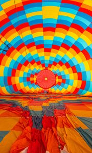 Preview wallpaper air balloon, colorful, bright, motley