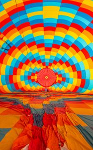 Preview wallpaper air balloon, colorful, bright, motley