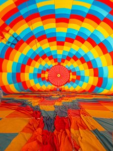 Preview wallpaper air balloon, colorful, bright, motley