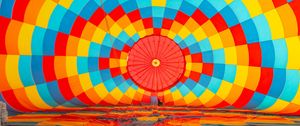 Preview wallpaper air balloon, colorful, bright, motley