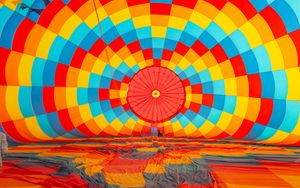 Preview wallpaper air balloon, colorful, bright, motley