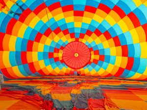 Preview wallpaper air balloon, colorful, bright, motley