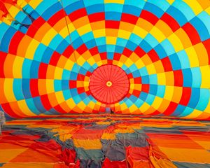 Preview wallpaper air balloon, colorful, bright, motley