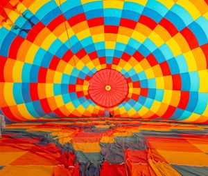 Preview wallpaper air balloon, colorful, bright, motley