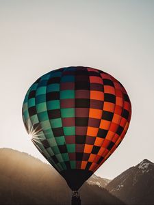 Preview wallpaper air balloon, flight, sky