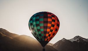 Preview wallpaper air balloon, flight, sky