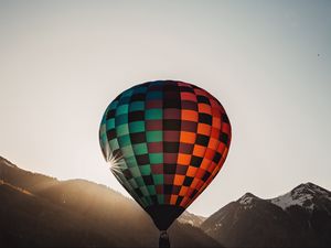 Preview wallpaper air balloon, flight, sky