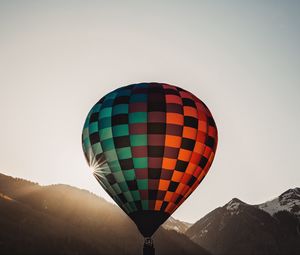 Preview wallpaper air balloon, flight, sky