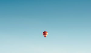 Preview wallpaper air balloon, flight, sky, minimalism