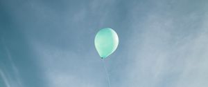 Preview wallpaper air balloon, hand, roof, sky, clouds