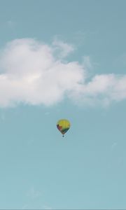 Preview wallpaper air balloon, sky, clouds, flight, height