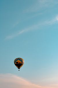 Preview wallpaper air balloon, sky, clouds, fly, height