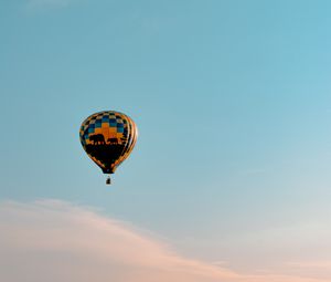 Preview wallpaper air balloon, sky, clouds, fly, height