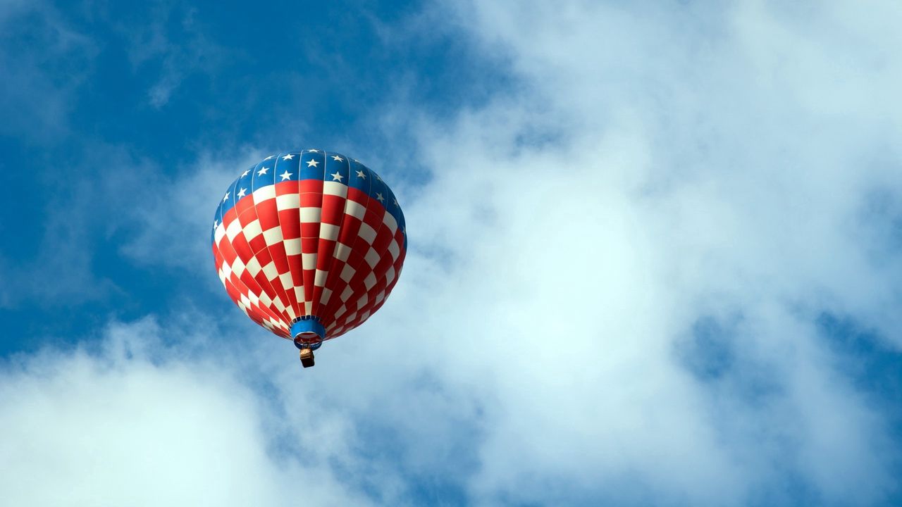Wallpaper air balloon, sky, clouds