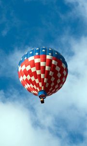 Preview wallpaper air balloon, sky, clouds