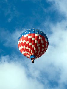 Preview wallpaper air balloon, sky, clouds