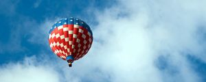 Preview wallpaper air balloon, sky, clouds