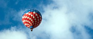 Preview wallpaper air balloon, sky, clouds