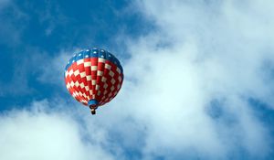 Preview wallpaper air balloon, sky, clouds