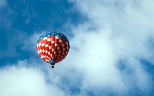 Preview wallpaper air balloon, sky, clouds