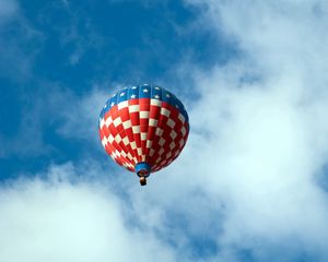 Preview wallpaper air balloon, sky, clouds