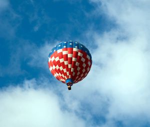 Preview wallpaper air balloon, sky, clouds