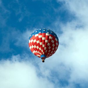 Preview wallpaper air balloon, sky, clouds