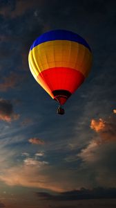 Preview wallpaper air balloon, sky, clouds, flight