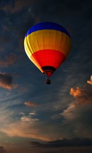 Preview wallpaper air balloon, sky, clouds, flight