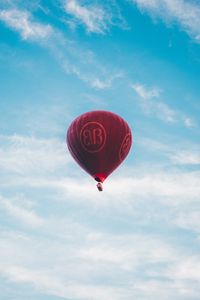 Preview wallpaper air balloon, sky, flight, clouds