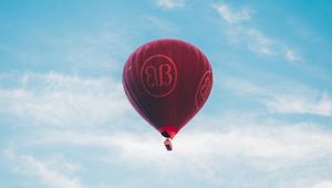 Preview wallpaper air balloon, sky, flight, clouds