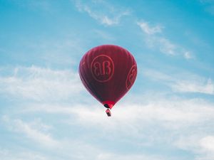 Preview wallpaper air balloon, sky, flight, clouds