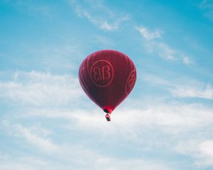 Preview wallpaper air balloon, sky, flight, clouds