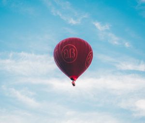 Preview wallpaper air balloon, sky, flight, clouds