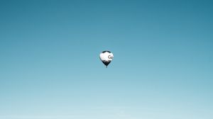 Preview wallpaper air balloon, sky, flight, mountains, height