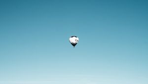 Preview wallpaper air balloon, sky, flight, mountains, height